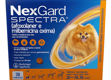 Antiparasitário Externo Nexgard para Cães 2 a 3.5 kg
