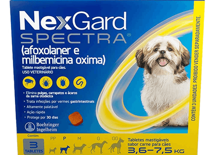 Antiparasitário Externo Nexgard para Cães 3.6 a 7.5 kg