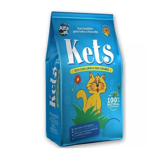 Areia Sanitária Kets para Gatos