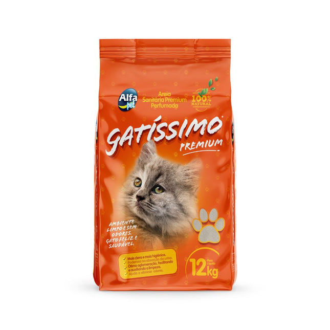 Areia Higiênica Gatíssimo Premium para Gatos