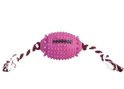 Bola Futebol Americano com Corda – Brinquedo para Cães PetGrows