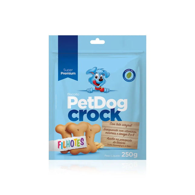 Biscoito Pet Dog Crock Filhotes 250g