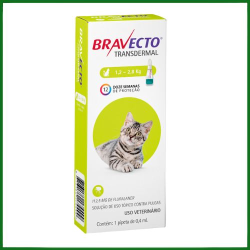 Antiparasitário Externo Bravecto Transdermal para Gatos