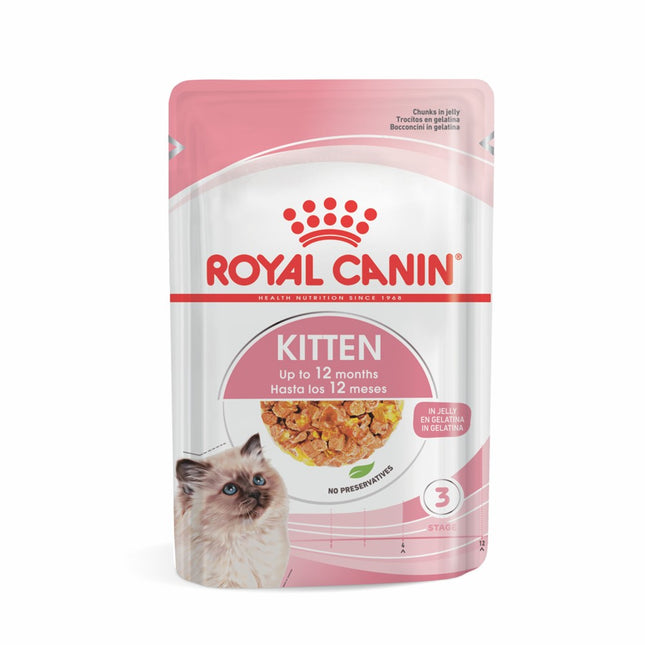 Royal Canin Kitten Jelly Wet 85 g – Ração Úmida para Gatos Filhotes