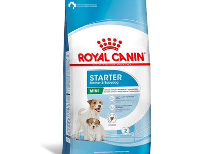 Royal Canin Mini Starter Mother & Babydog – Ração Seca para Fêmeas Gestantes/Lactantes e Filhotes Raças Pequenas