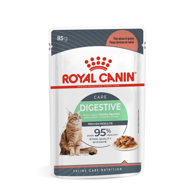 Royal Canin Digestive Gravy Wet 85 g – Ração Úmida para Gatos Adultos com Sensibilidade Digestiva