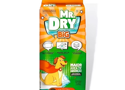 Tapete Higiênico Mr. Dry Big 80 cm x 60 cm (30 un)