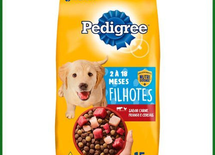 Ração Seca Pedigree para Cachorros Filhotes de Porte Médio e Grande