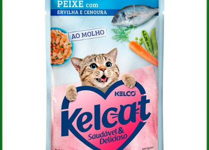 Ração Úmida Kelcat Peixe para Gatos