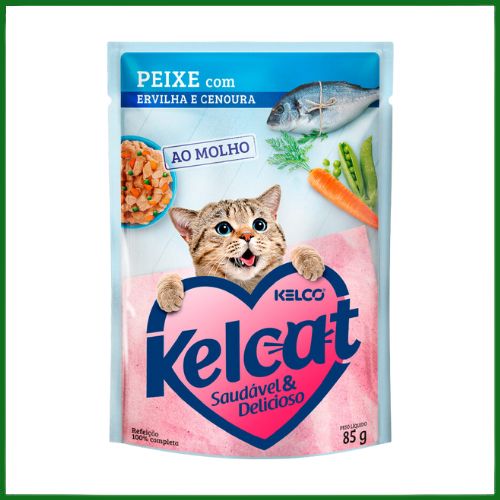 Ração Úmida Kelcat Peixe para Gatos