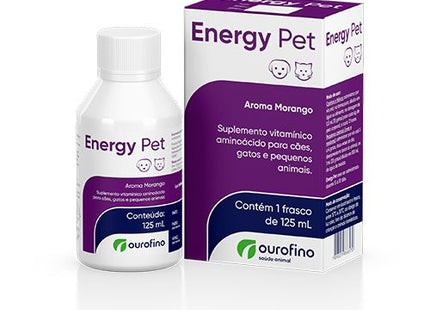 Suplemento Ourofino Energy Pet 125ml para Cães e Gatos