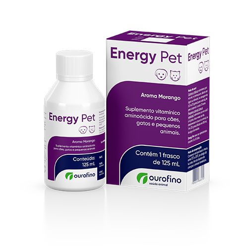 Suplemento Ourofino Energy Pet 125ml para Cães e Gatos