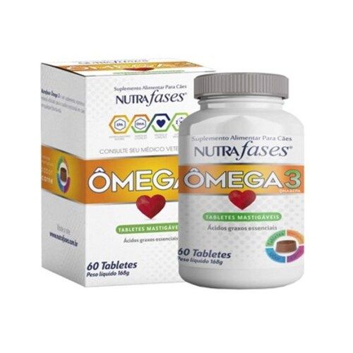 Suplemento Nutrafases Omega 3 para Cães e Gatos