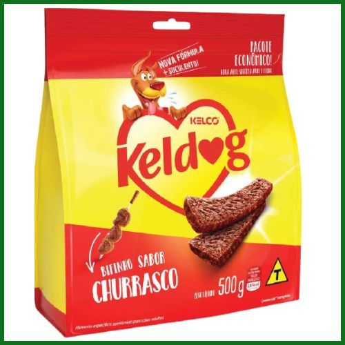 Snack Keldog Bifinho Churrasco Criadores para Cachorros