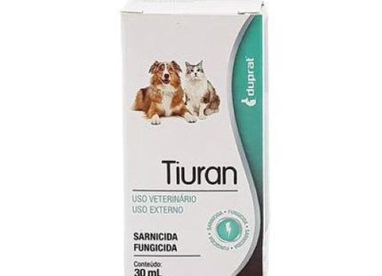 Solução Dermatológica Duprat Tiuran para Cachorros e Gatos