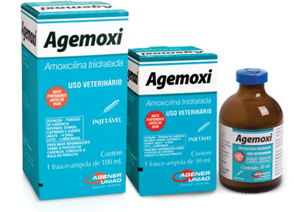 Antibiótico Agemoxi La Injetável 50ml para Bovinos