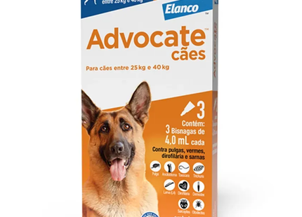 Advocate Cães 4,0 ml (25 a 40 kg)