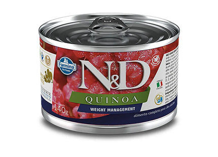 N&D Quinoa Canine Controle de Peso Wet Food 140g