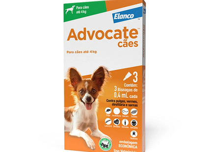 Advocate Cães 0,4 ml (até 4 kg) – pipeta única