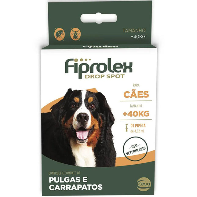 Fiprolex Drop Spot 4,02 mL – Cães acima de 40 kg