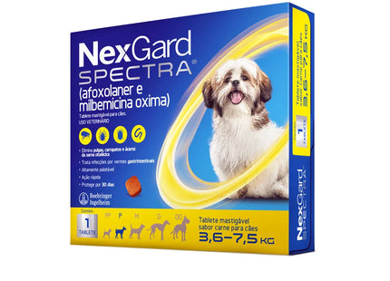 Antiparasitário Externo Nexgard para Cães 3.6 a 7.5 kg