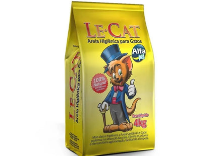 Areia Sanitária Alfa Pet Le‑Cat para Gatos 4 kg