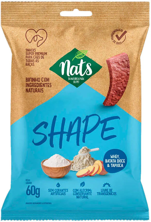 Bifinho Natural Nats NatShape 60 g – Snack para Controle de Peso