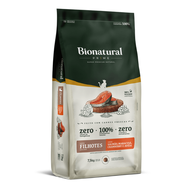 Ração Seca Bionatural Prime para Gatos Filhotes