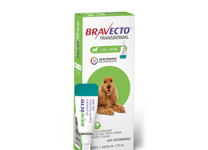 Bravecto Transdermal Cães 10–20 kg – 500 mg