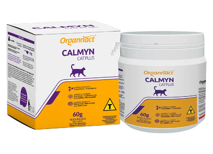 Organnact Calmyn Cat Plus 60 g – Suplemento Calmante para Gatos