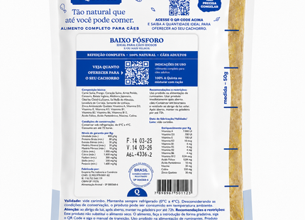 Alimento Natural Baixo Fósforo para Cães Adultos