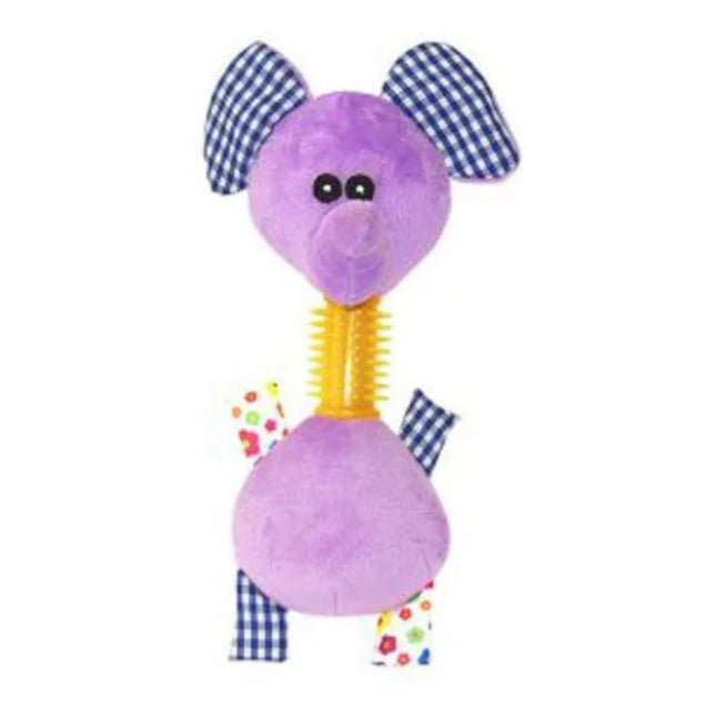 Brinquedo Mordedor Elefante de Pelúcia Savana Pet