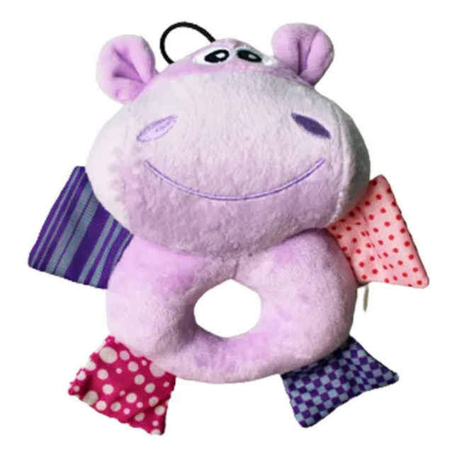 Brinquedo Pelúcia Hipopótamo – Savana Pet ~21 cm com Som