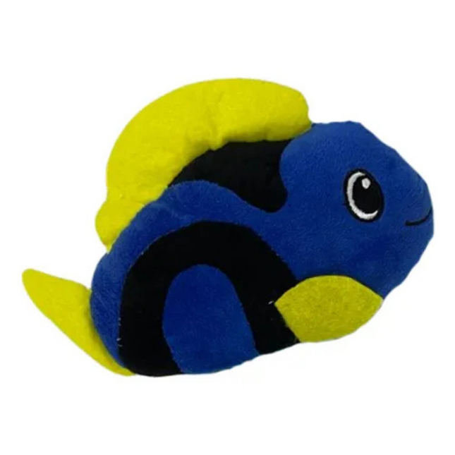 Brinquedo Pelúcia Peixe Azul – Savana Pet ~25 cm com Apito