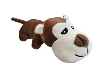 Mordedor Pelúcia Macaquinho – Savana Pet 40 cm com Apito