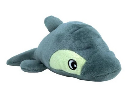 Brinquedo Pelúcia Golfinho Cinza Savana Pet ~20 cm para Cães e Gatos