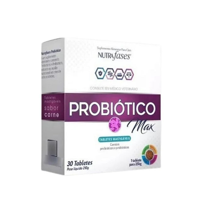 Suplemento Alimentar Nutrafases Probiotico para Cachorros