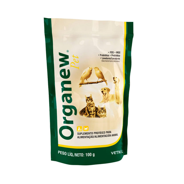 Suplemento Alimentar Organew Forte para Cachorros e Gatos