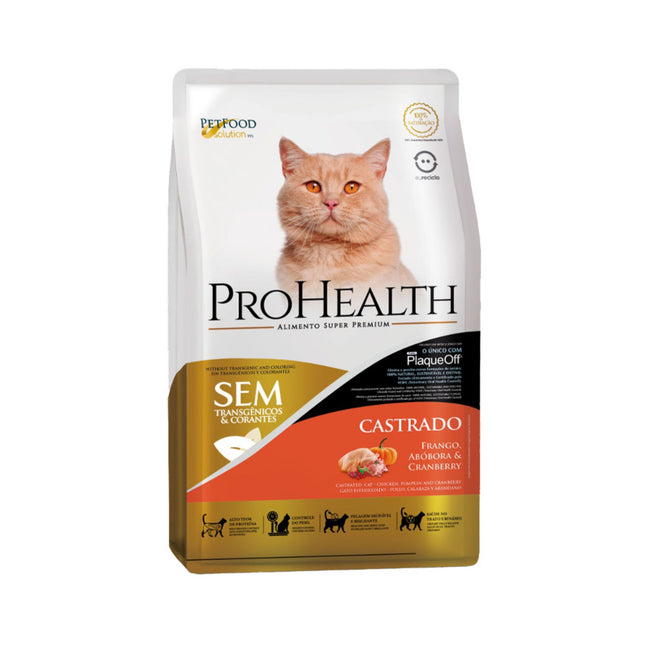 Ração Seca Pro Health para Gatos Adultos Castrados