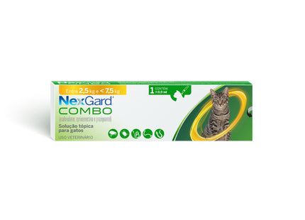 NexGard Combo Cat para Gatos de 2,5 á 7,5 kg