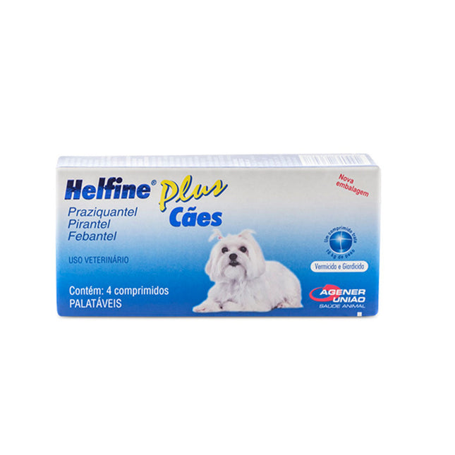 Antiparasitário Interno Helfine Plus para Cães