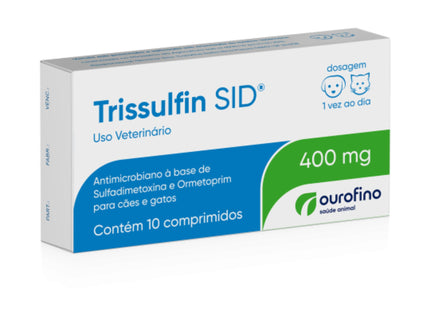 Antimicrobiano Trissulfin SID para Cães e Gatos - Blíster