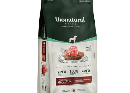 Ração Seca Bionatural Prime Cães Adultos Raças Grandes e Gigantes Sabor Cordeiro