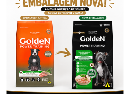 Ração Seca Golden Power Training para Cachorros Adultos