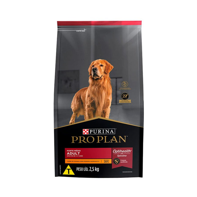 Ração Seca Pro Plan Dog para Cães Adultos Porte Médio