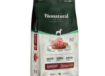 Ração Seca Bionatural Prime Cães Adultos Raças Grandes e Gigantes Sabor Cordeiro
