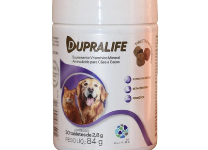 Suplemento Vitamínico Alivira Dupralife para Cães e Gatos