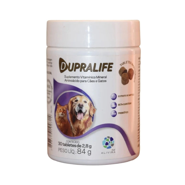 Suplemento Vitamínico Alivira Dupralife para Cães e Gatos