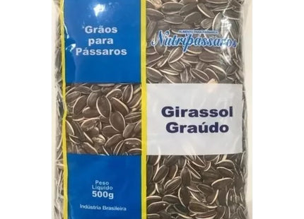Girassol Comum para Pássaros 500g