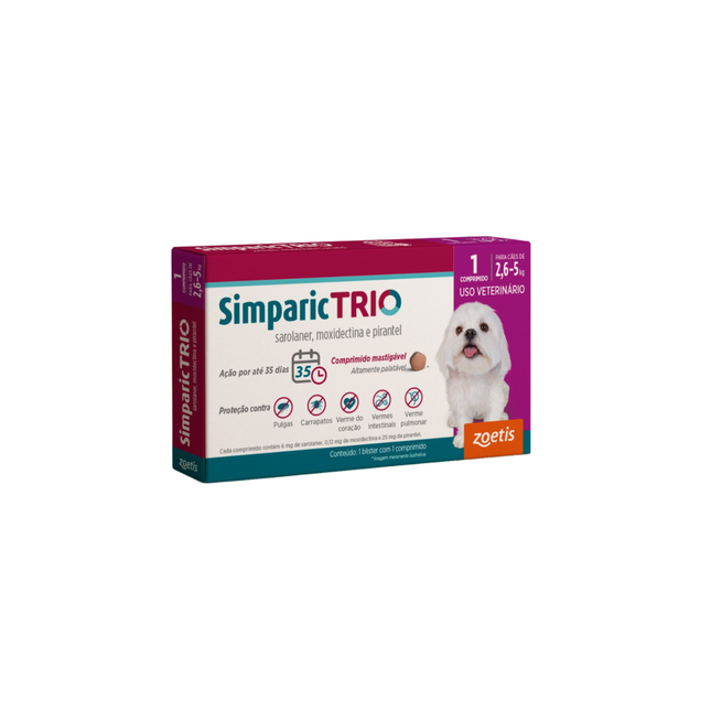 Simparic Trio 2,6 a 5 kg